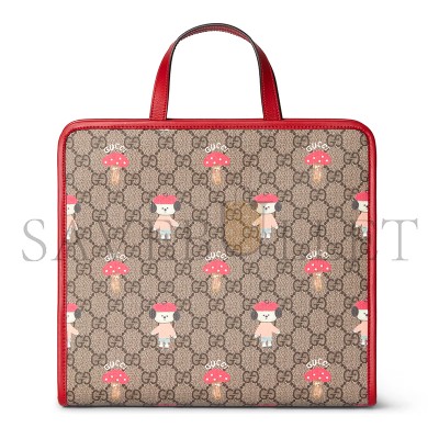 GUCCI CHILDREN'S PRINTED GG TOTE BAG 605614 (28.5*25*11cm)